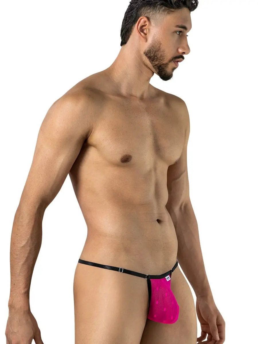 CandyMan 95016 Herrenunterwäsche Sexy Netz-Tangas Farbe Pink