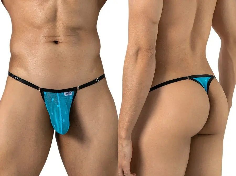 CandyMan 95016 Herrenunterwäsche Sexy Netz-Tangas Farbe Türkis