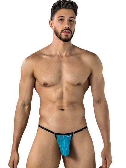 CandyMan 95016 Herrenunterwäsche Sexy Netz-Tangas Farbe Türkis