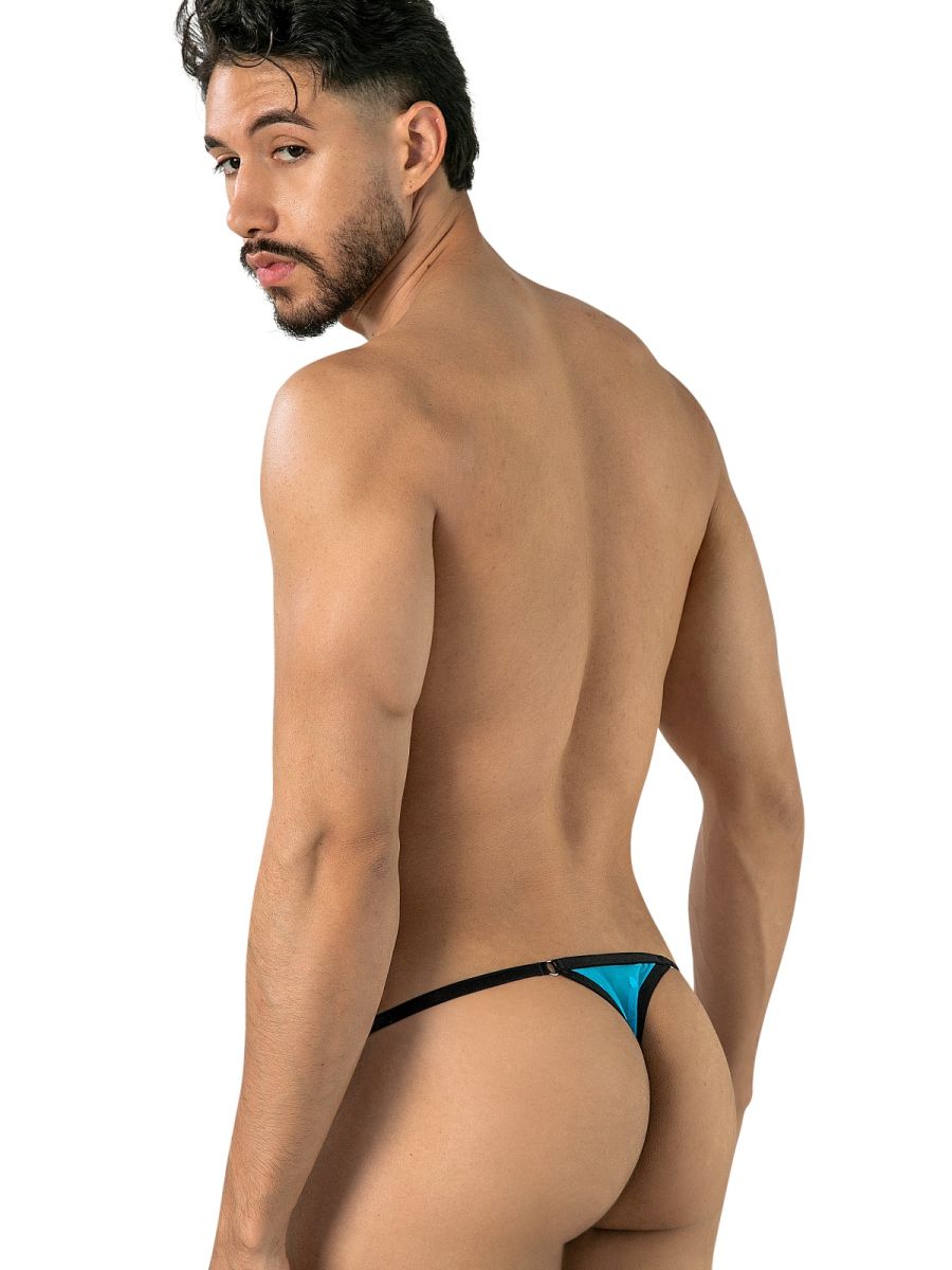 CandyMan 95016 Herrenunterwäsche Sexy Netz-Tangas Farbe Türkis