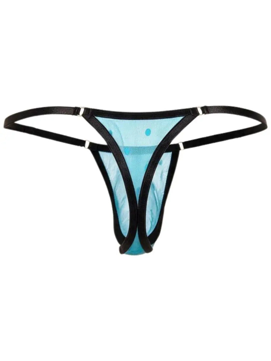 CandyMan 95016 Herrenunterwäsche Sexy Netz-Tangas Farbe Türkis