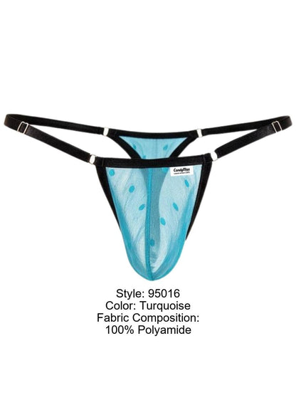 CandyMan 95016 Herrenunterwäsche Sexy Netz-Tangas Farbe Türkis