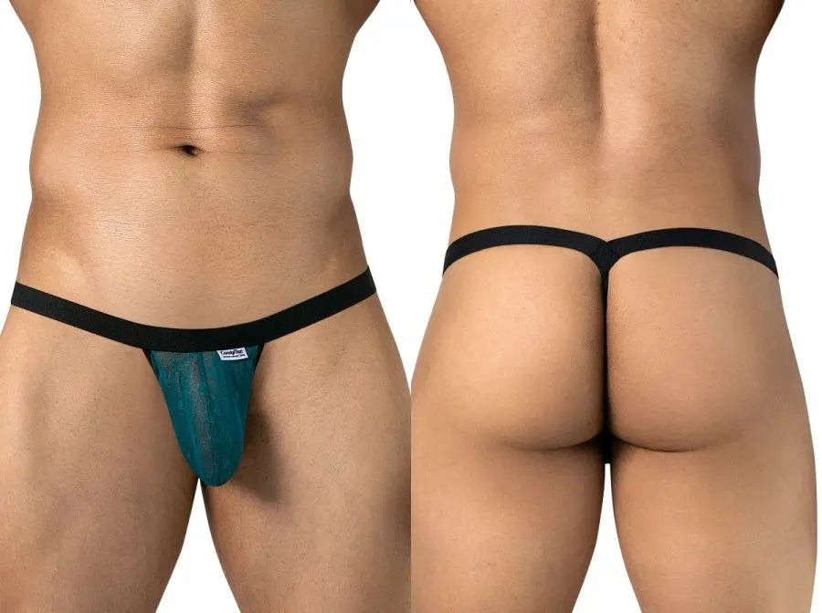 CandyMan 95017 Herren-Unterwäsche Mesh-Tangas Farbe Smaragd