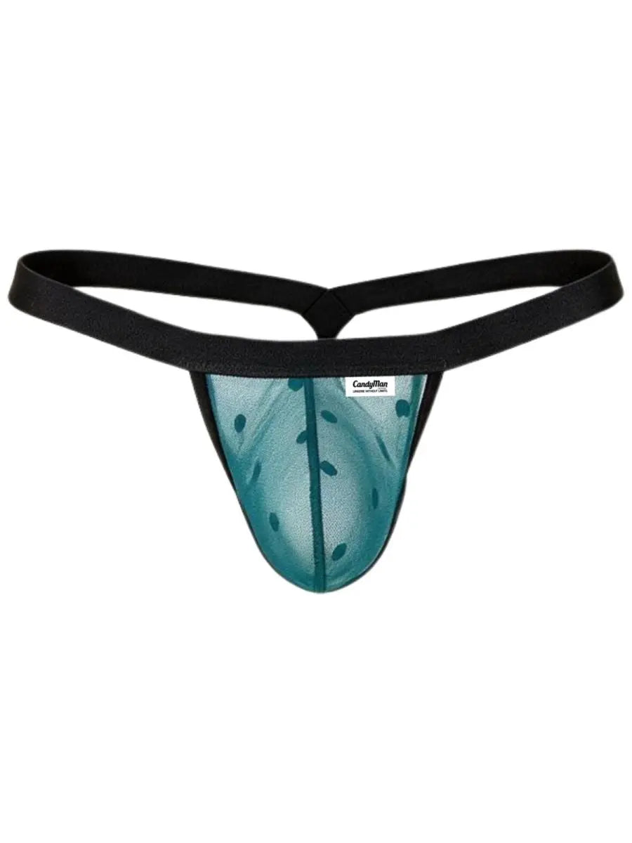 CandyMan 95017 Herren-Unterwäsche Mesh-Tangas Farbe Smaragd