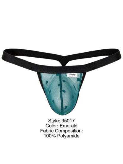 CandyMan 95017 Herren-Unterwäsche Mesh-Tangas Farbe Smaragd