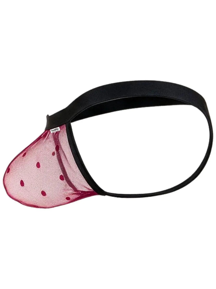 CandyMan 95017 Herrenunterwäsche Netz-Tanga Farbe Weinrot