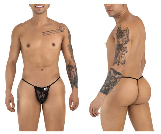 CandyMan 9586 G-String Color Black Lace