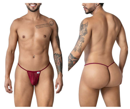 CandyMan 99246 G-String Thongs Color Burgundy