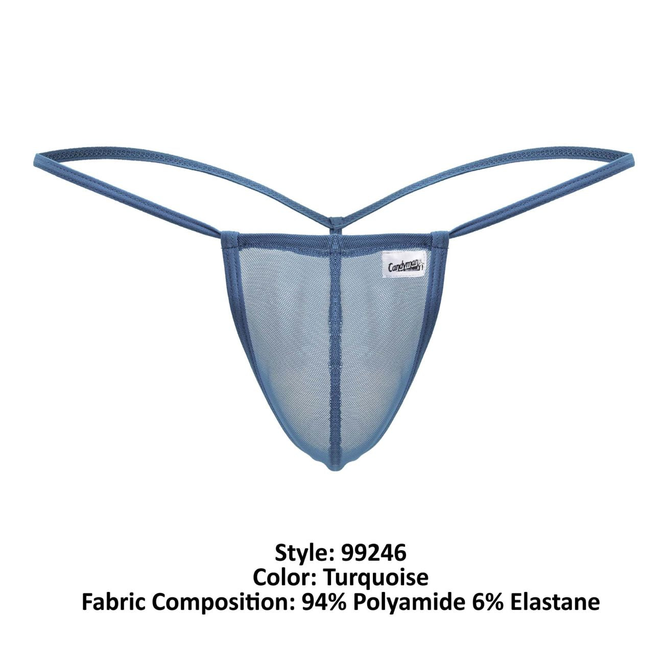 CandyMan 99246 G-String-Tanga, Farbe Türkis