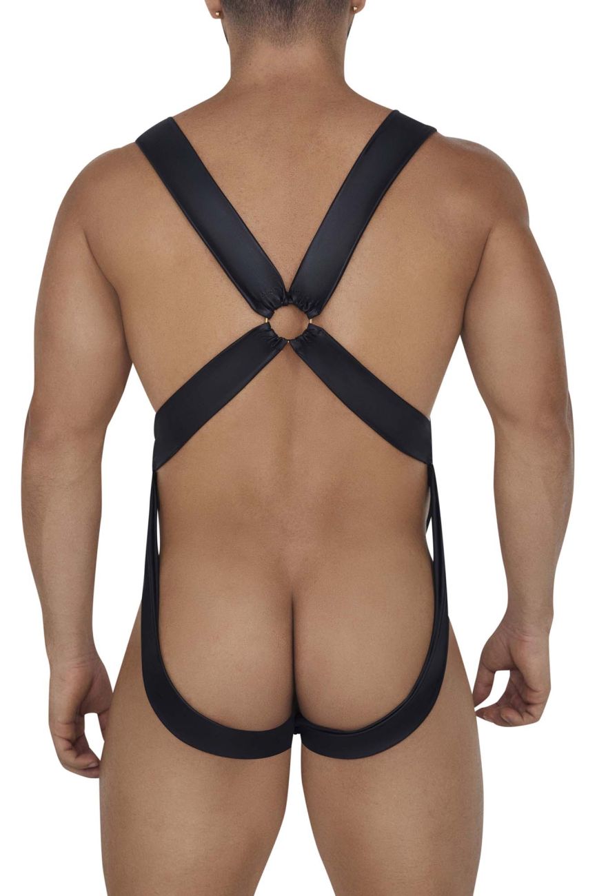 CandyMan 99695 Harness-Bodysuit, Farbe Schwarz