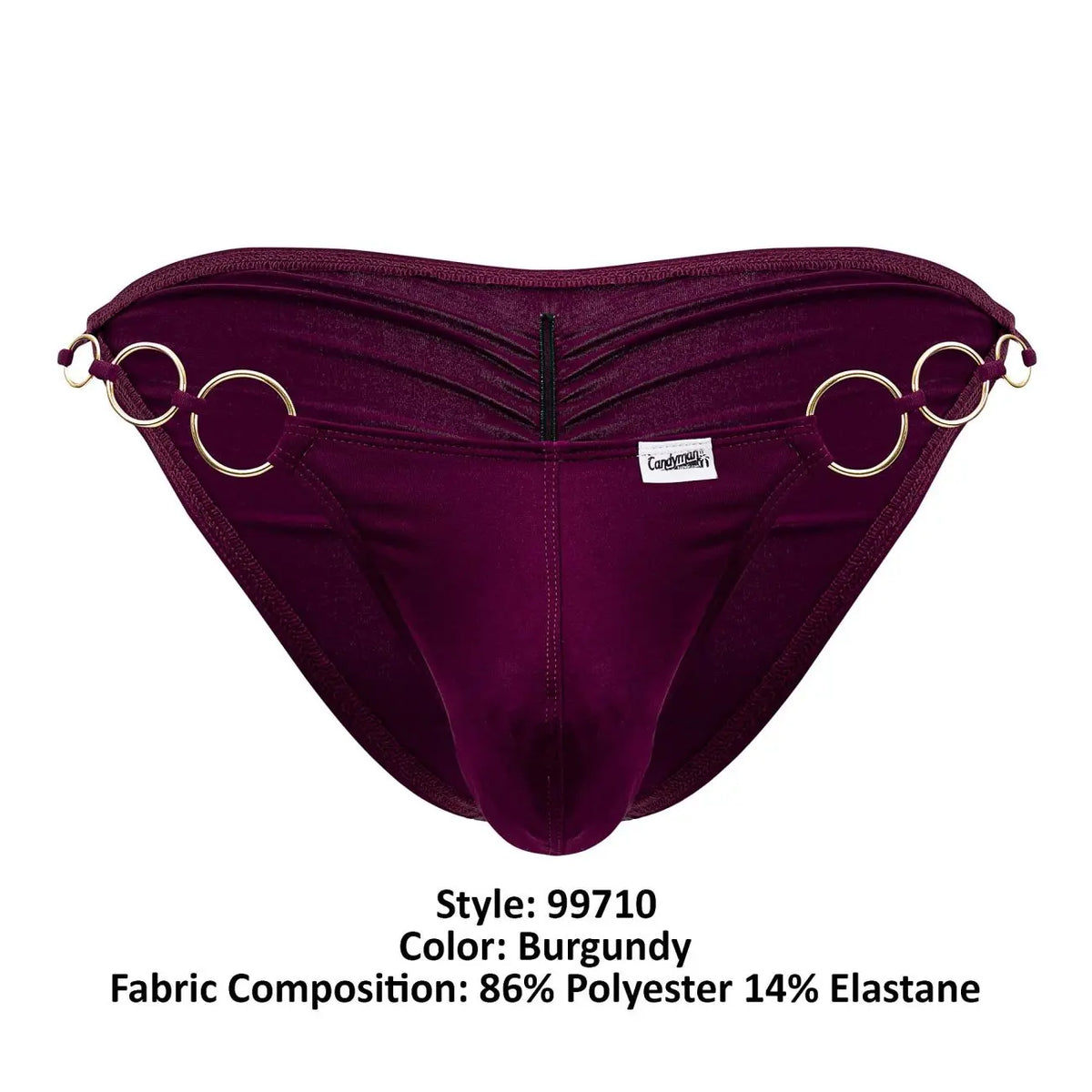 CandyMan Herrenunterwäsche 99710 Holes in One Bikini Farbe Burgundy