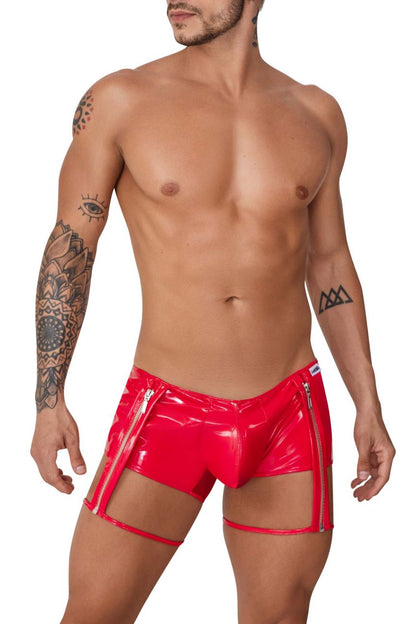 CandyMan 99740 Strumpfhalter-Trunks, Farbe Rot