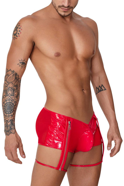 CandyMan 99740 Strumpfhalter-Trunks, Farbe Rot