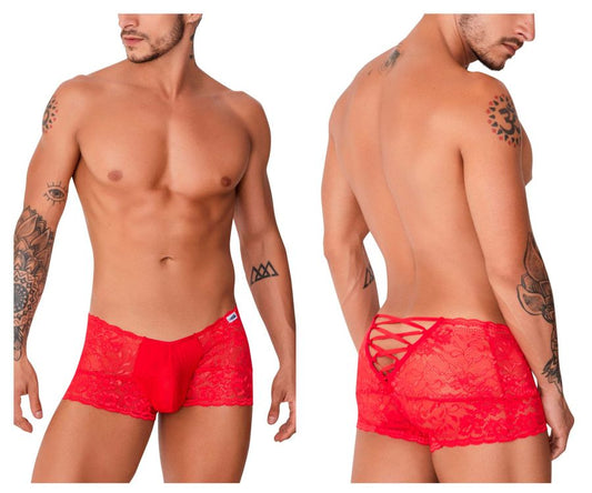 Boxer en dentelle CandyMan 99745 Couleur Rouge