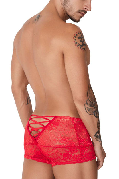 CandyMan 99745 Spitzen-Badehose, Farbe Rot