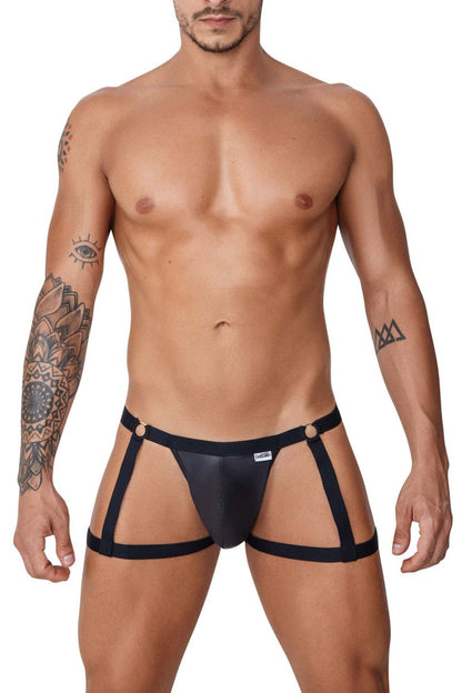 CandyMan 99749 Strumpfband Jockstrap Farbe Schwarz