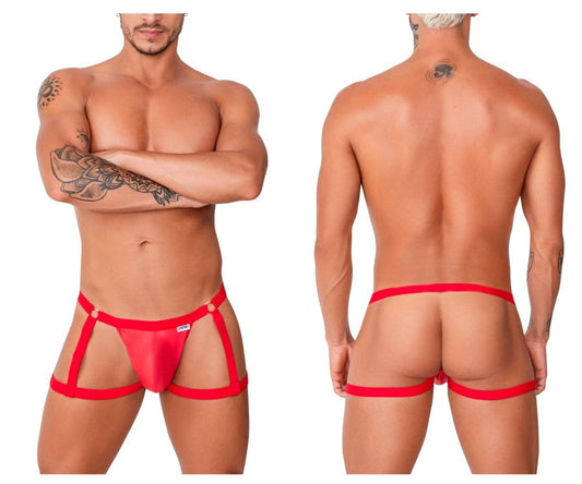 CandyMan 99749 Strumpfband Jockstrap Farbe Rot