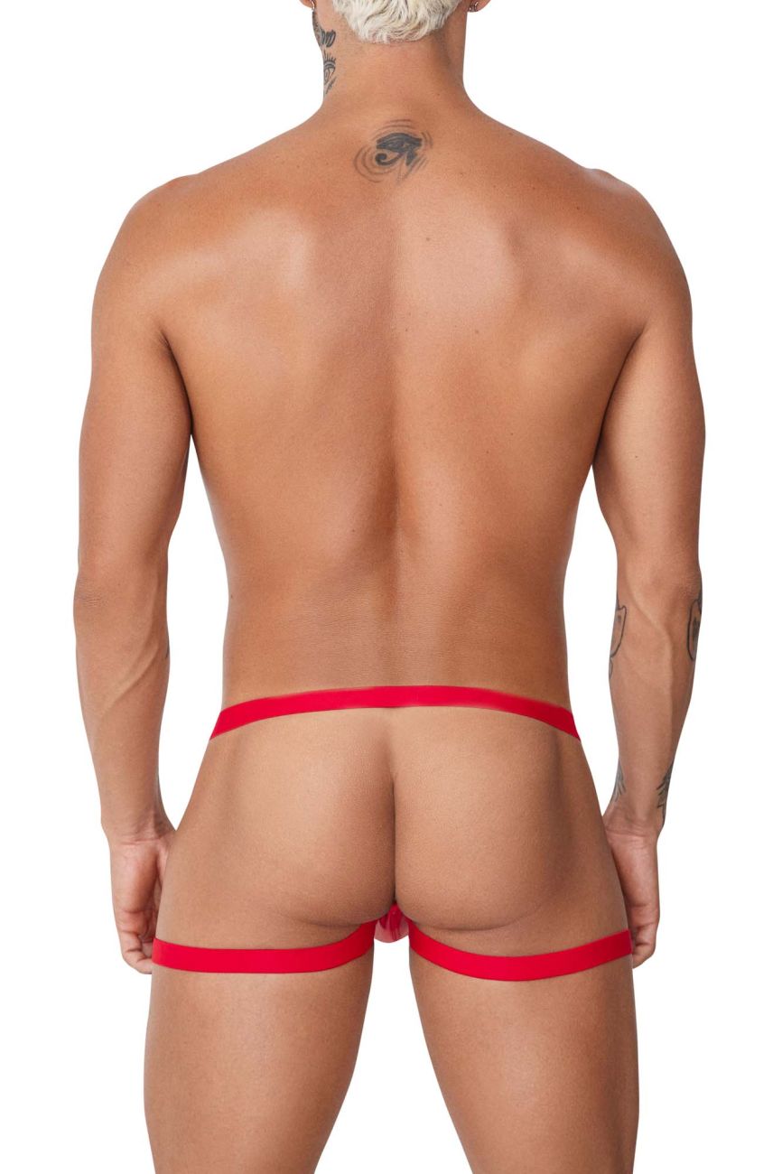 CandyMan 99749 Strumpfband Jockstrap Farbe Rot