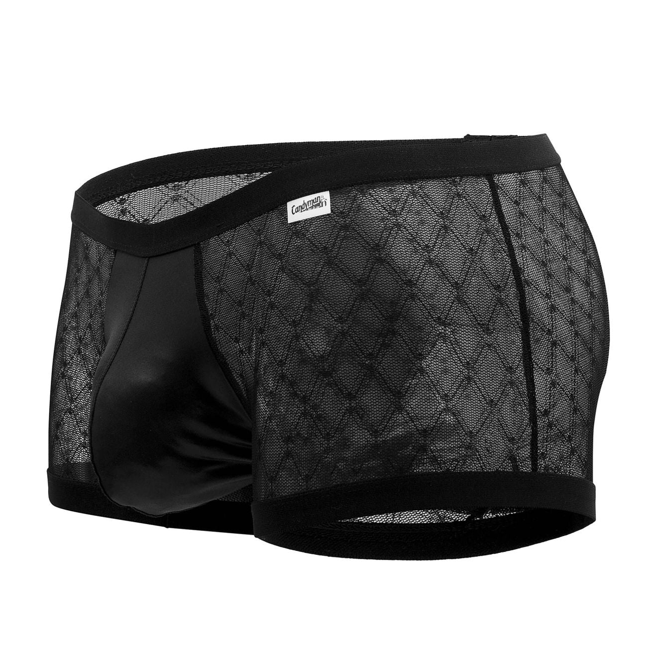 Boxer en dentelle CandyMan 99750 Couleur Noir