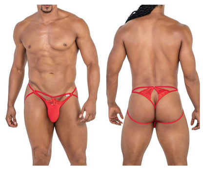 CandyMan 99770 Jockstrap aus Spitze, Farbe Rot