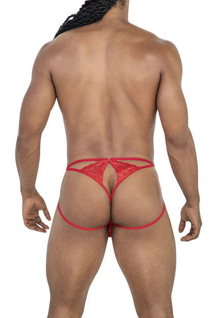 CandyMan 99770 Jockstrap aus Spitze, Farbe Rot