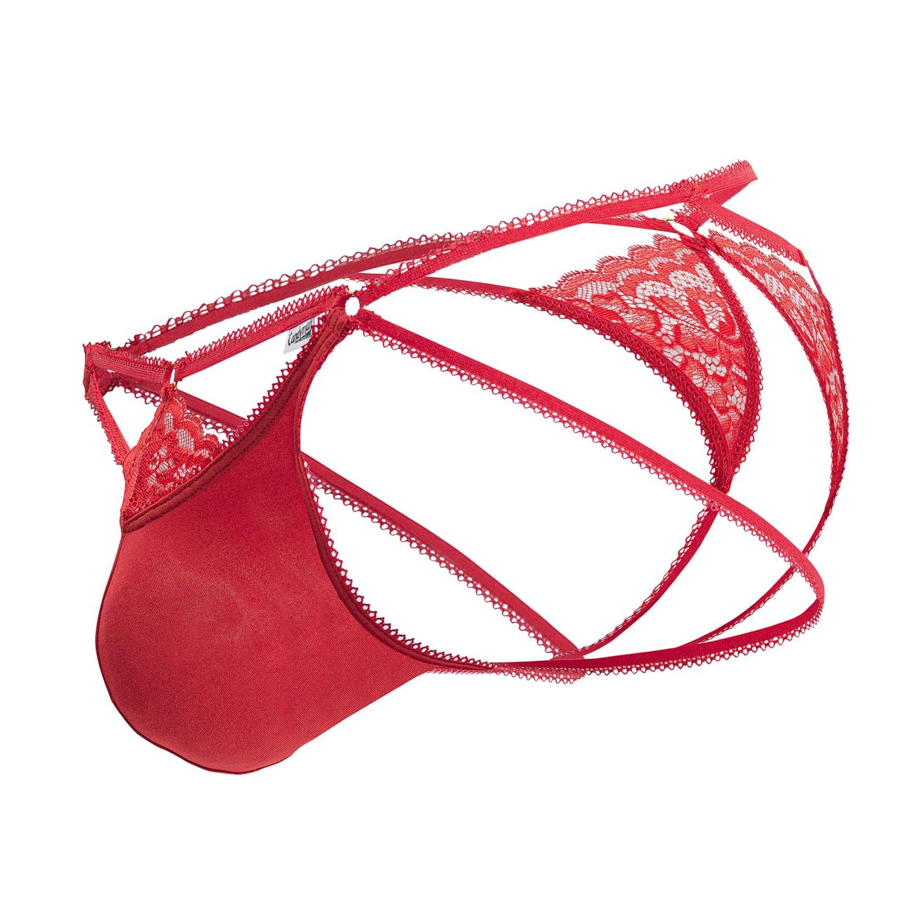 CandyMan 99770 Jockstrap aus Spitze, Farbe Rot