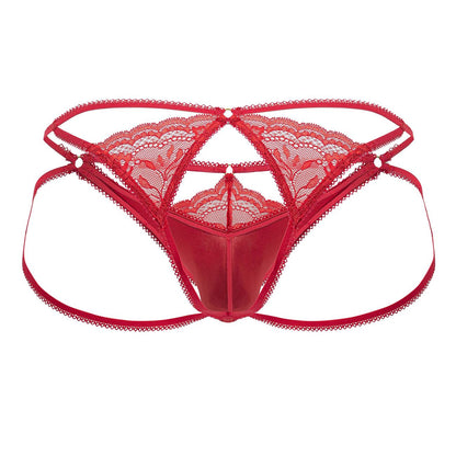 CandyMan 99770 Jockstrap aus Spitze, Farbe Rot