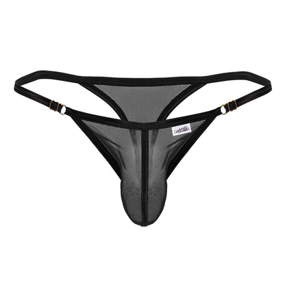 CandyMan 99776 Mesh Thongs Color Black