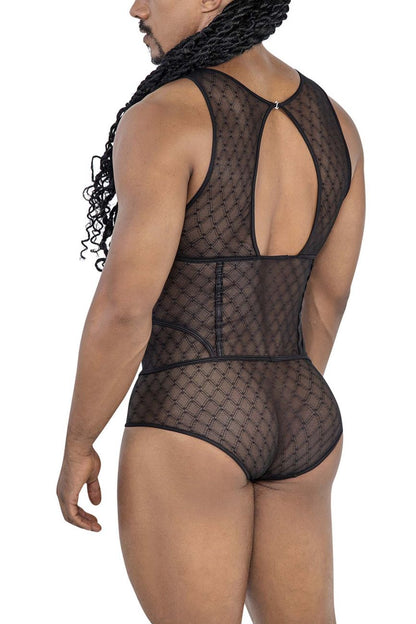 CandyMan 99794 Mesh Bodysuit Color Black