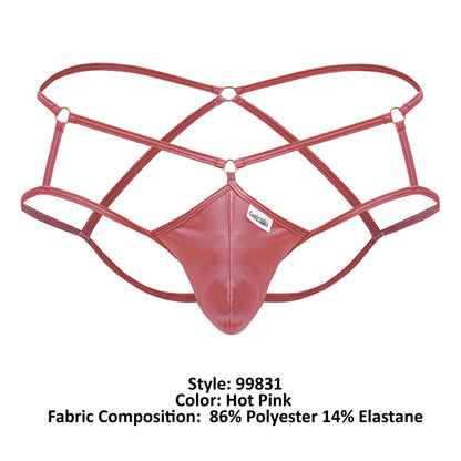 CandyMan 99831 Cage Jockstrap Color Hot Pink