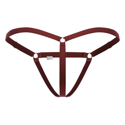 CandyMan 99852 Nudist Thongs Color Red