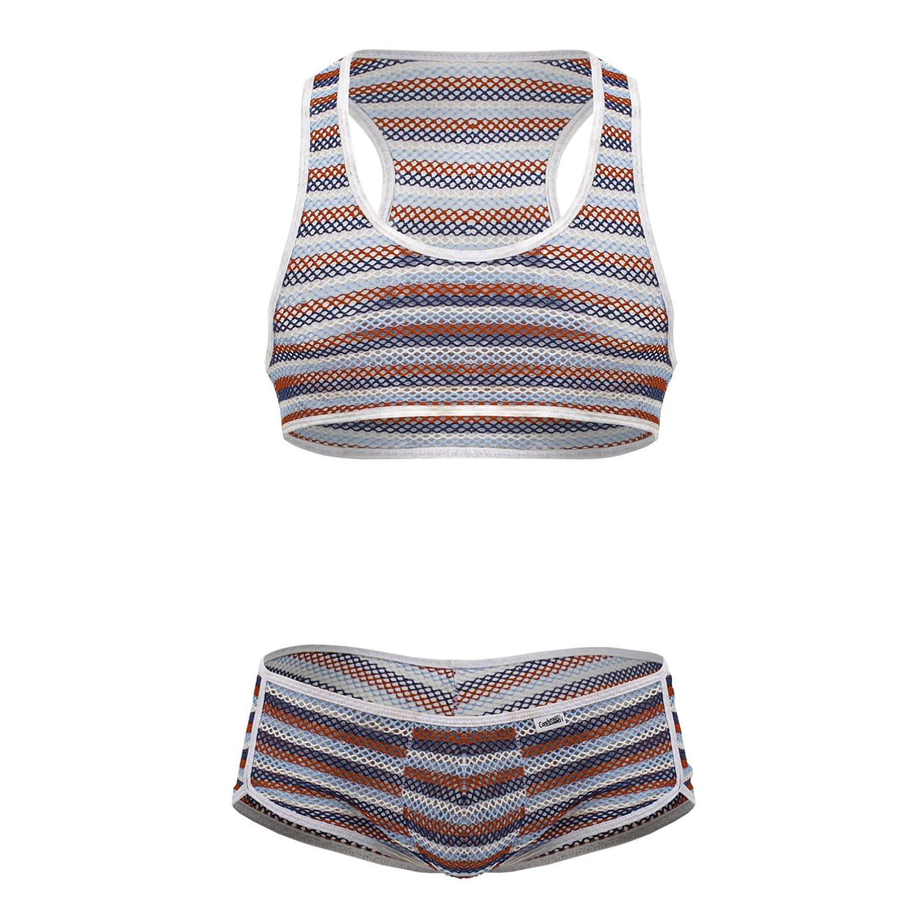 CandyMan 99859 Tenue deux pièces à rayures colorées