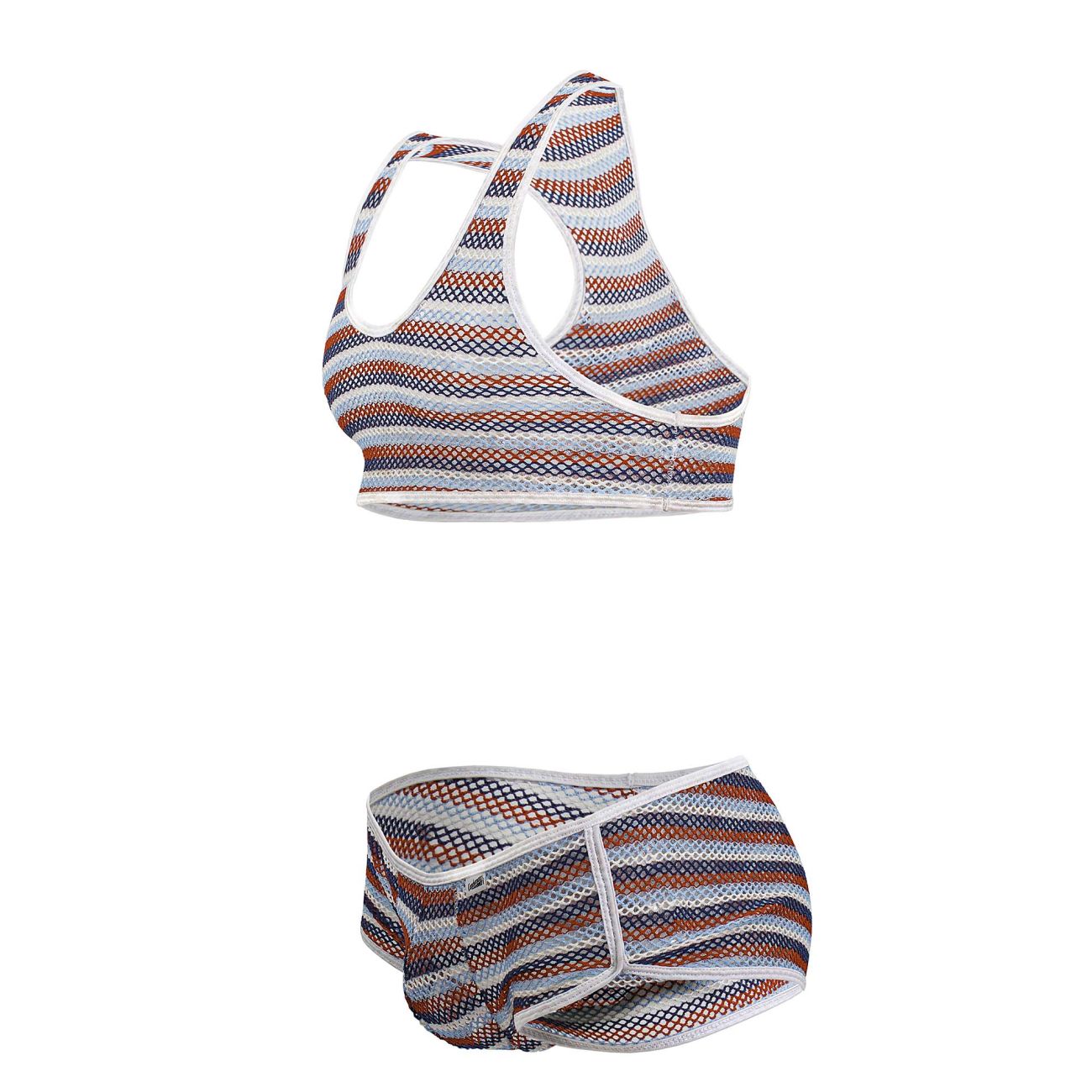 CandyMan 99859 Tenue deux pièces à rayures colorées