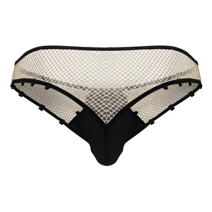 CandyMan 99860 Netz-Strings Farbe Nude-Schwarz