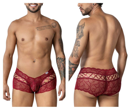 CandyMan 99916 Lace Trunks Color Burgundy