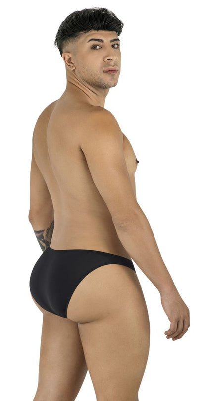 Black briefs candyman 99928 bikini with a smooth form-fitting design in black for comfortable everyday wear