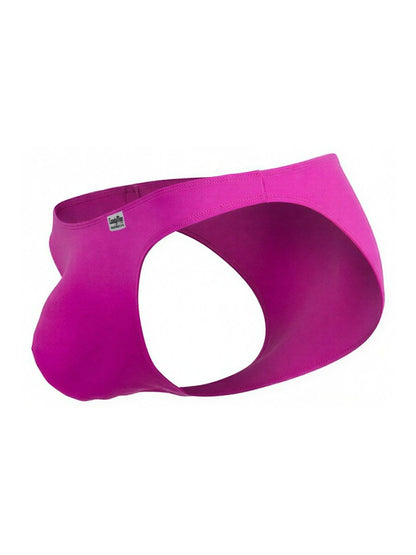 Vibrant fuchsia candyman 99928 bikini briefs with form-fitting sleek design and subtle stitching details