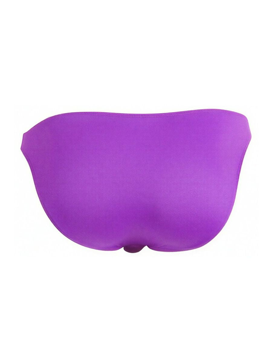 Purple silicone bikini bottom with glossy finish and contoured design from candyman 99928 bikini color orchid