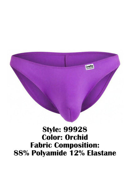 Orchid-colored candyman 99928 bikini men’s briefs made of 88% polyamide 12% elastane for comfortable fit