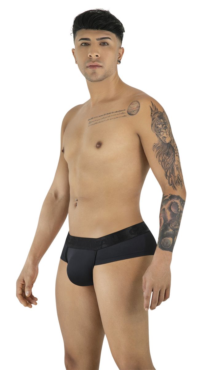 Black CandyMan 99932 briefs with smooth form-fitting design and elastic waistband for comfortable everyday wear