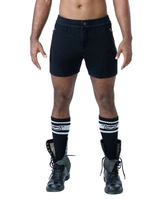 Short de rugby pour homme Chaos de Nasty Pig - Noir
