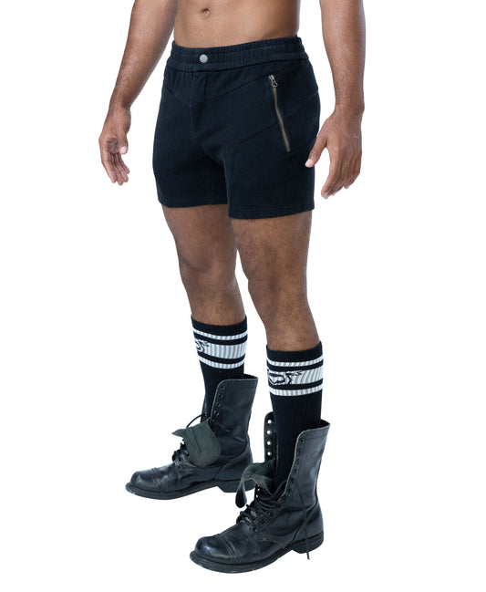 Short de rugby pour homme Chaos de Nasty Pig - Noir
