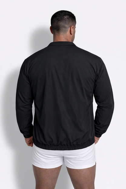Jed North Men's Premium Athletic Training Jacket - Black