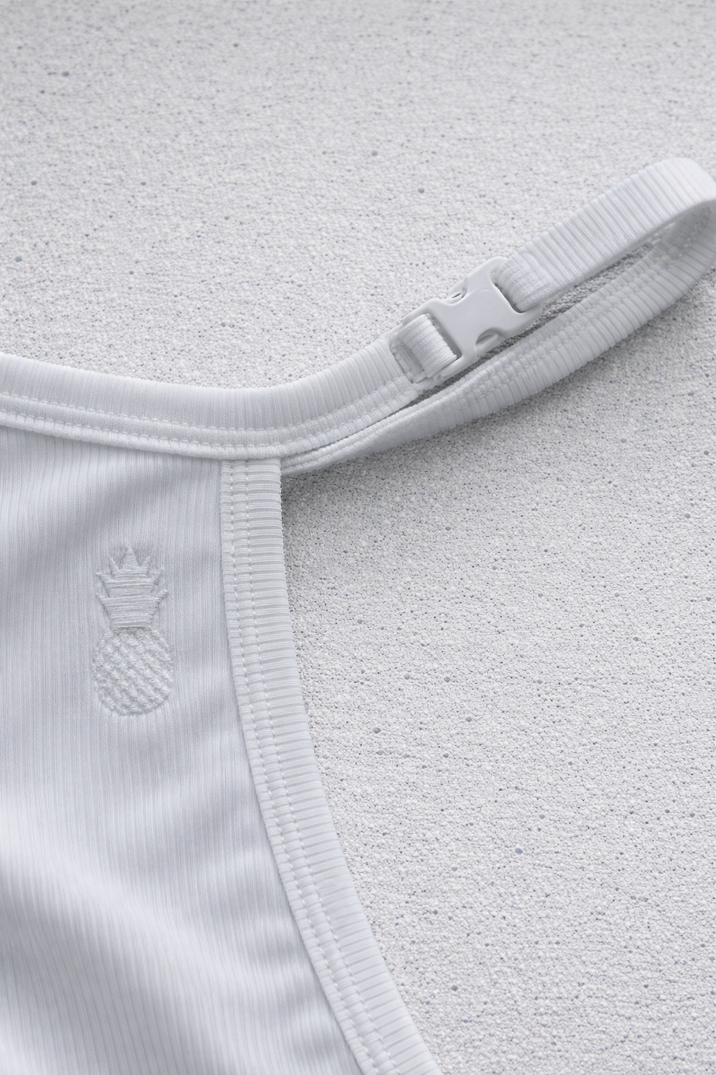 JJ Malibu Men's G String V Back Jockstrap - Polar White