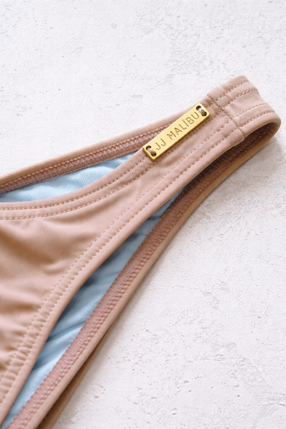 JJ Malibu Men's Classic Scrunch-Butt Swim Briefs - Nude Pink