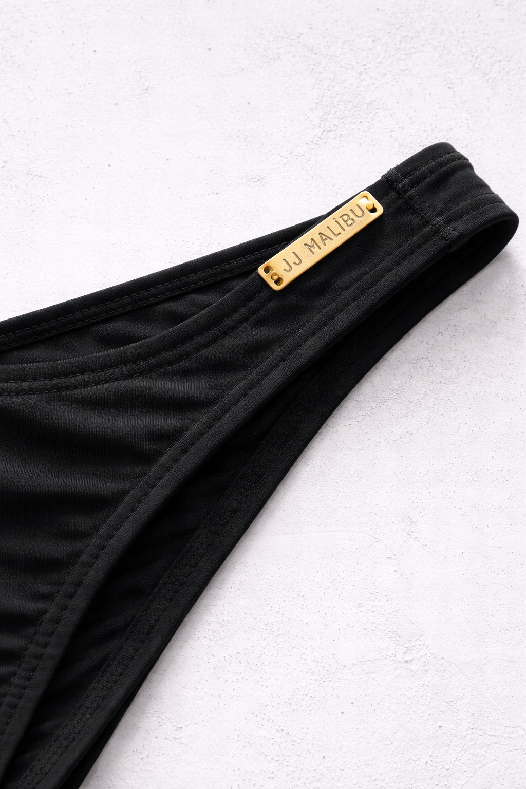 JJ Malibu Men's Classic Scrunch-Butt Swim Briefs - Black