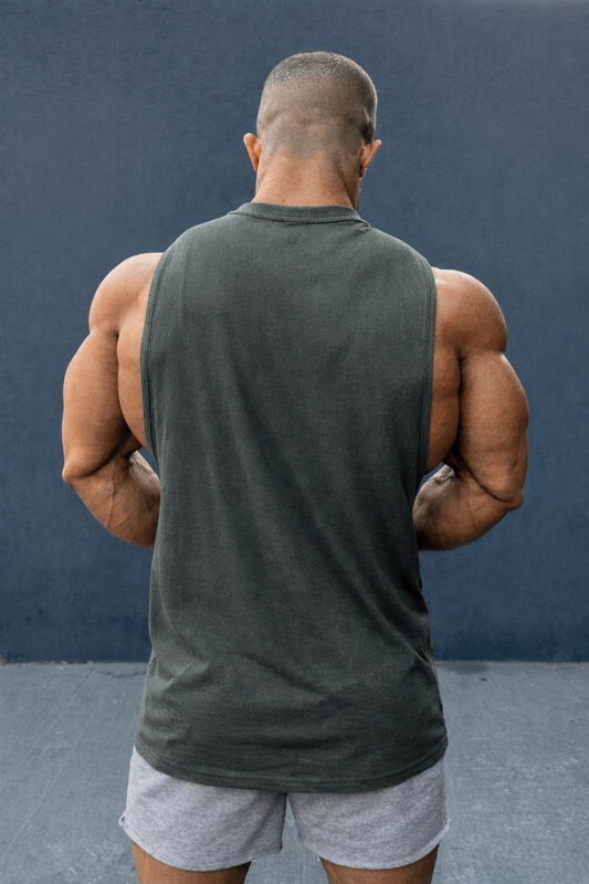 Jed North Men's Apollo Men's Sleeveless Training Tee - Moss Green
