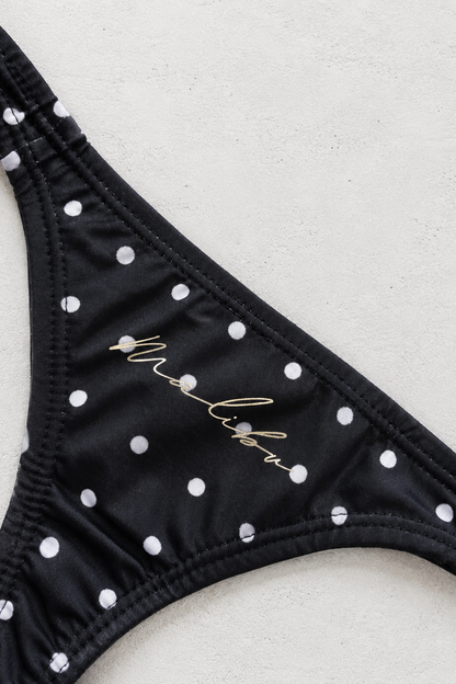 JJ Malibu Men's Cheeky Classic G-String Thong - Polka Dots