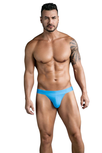 Bright blue clever 1749 eco bikini mens briefs with smooth stretchy fabric for comfortable everyday wear