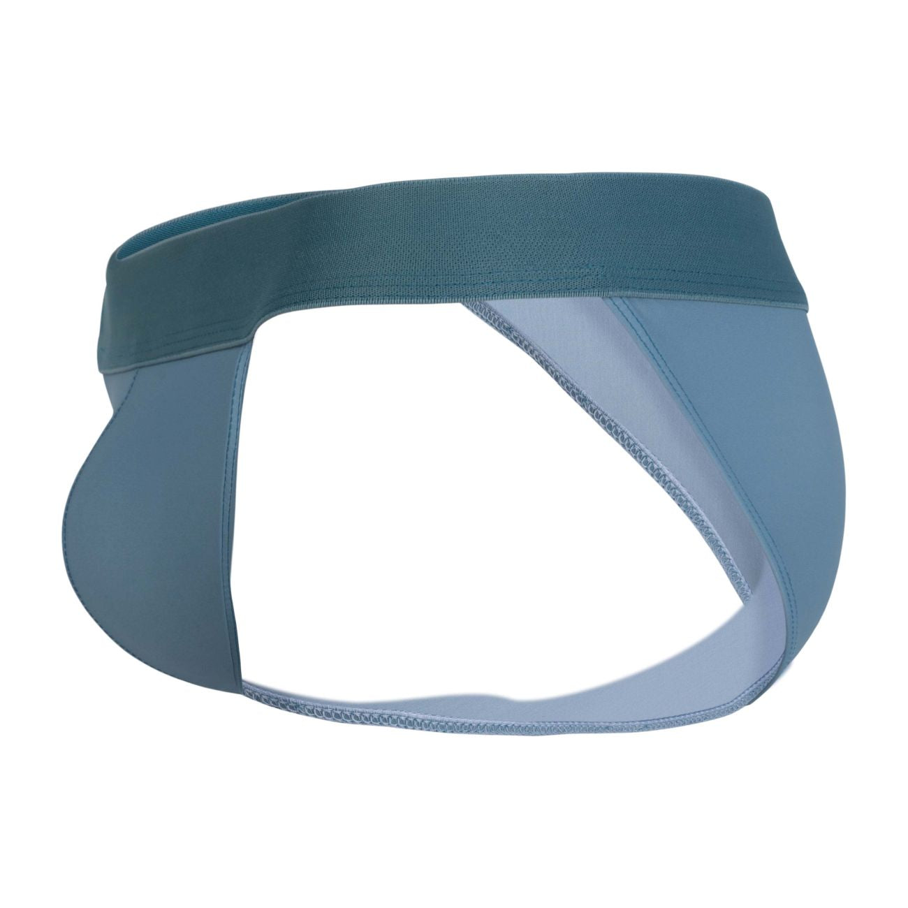 Teal seamless athletic briefs clever 1749 eco bikini with supportive waistband and smooth fabric front view